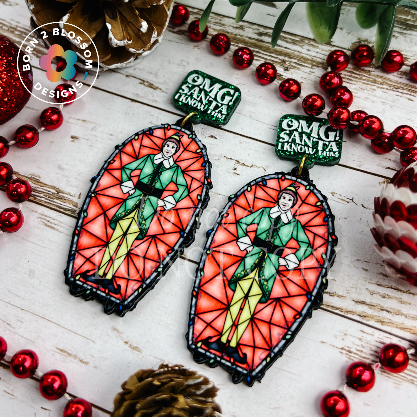 Christmas Movie Stained Glass Dangles (All Movies)