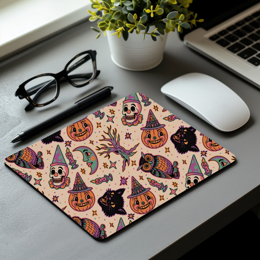Vintage Halloween Mouse Pad