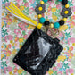 Floral Soda Keychain Wristlet with Wallet Bracelet