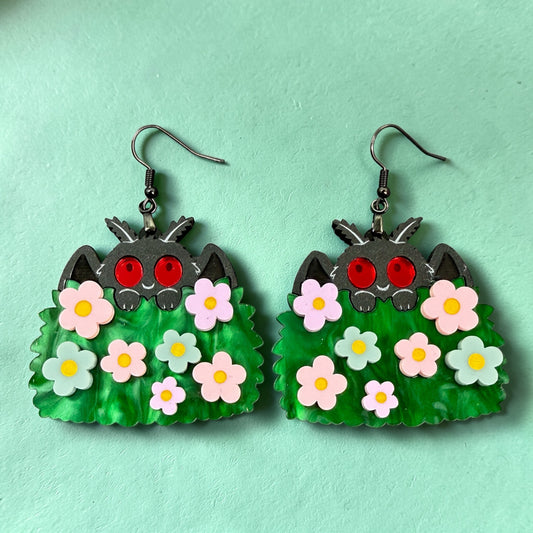 Spring Mothman Dangles