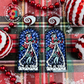 NBC Christmas Stained Glass Dangles