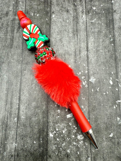 Christmas Furry Pens