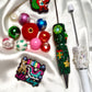 2 Piece Fancy Christmas Pen DIY Beadable Pen Mini Kits