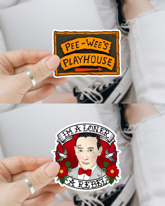 Pee Wee Vinyl Decals (2 Designs Available!)