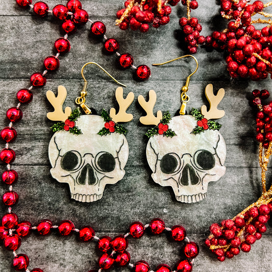 Skull Deer Dangles