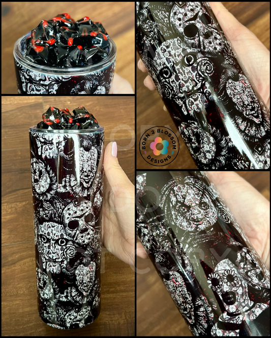 Horror Lace Tumbler