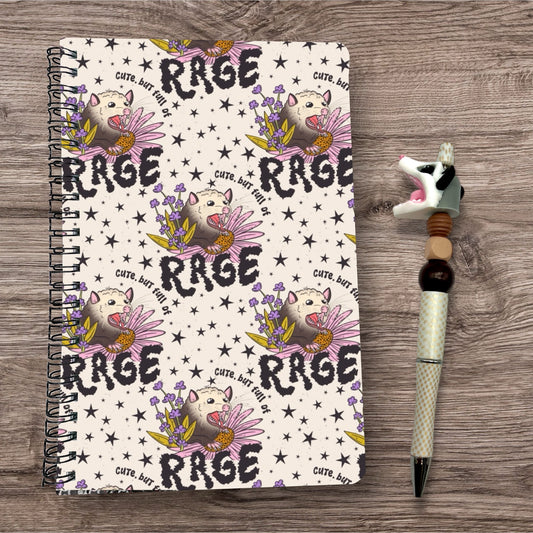 Opossum Rage Notebook & Pen Set