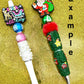 2 Piece Fancy Christmas Pen DIY Beadable Pen Mini Kits