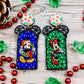 Christmas Mickey & Friends Stained Glass Dangles (All Characters)