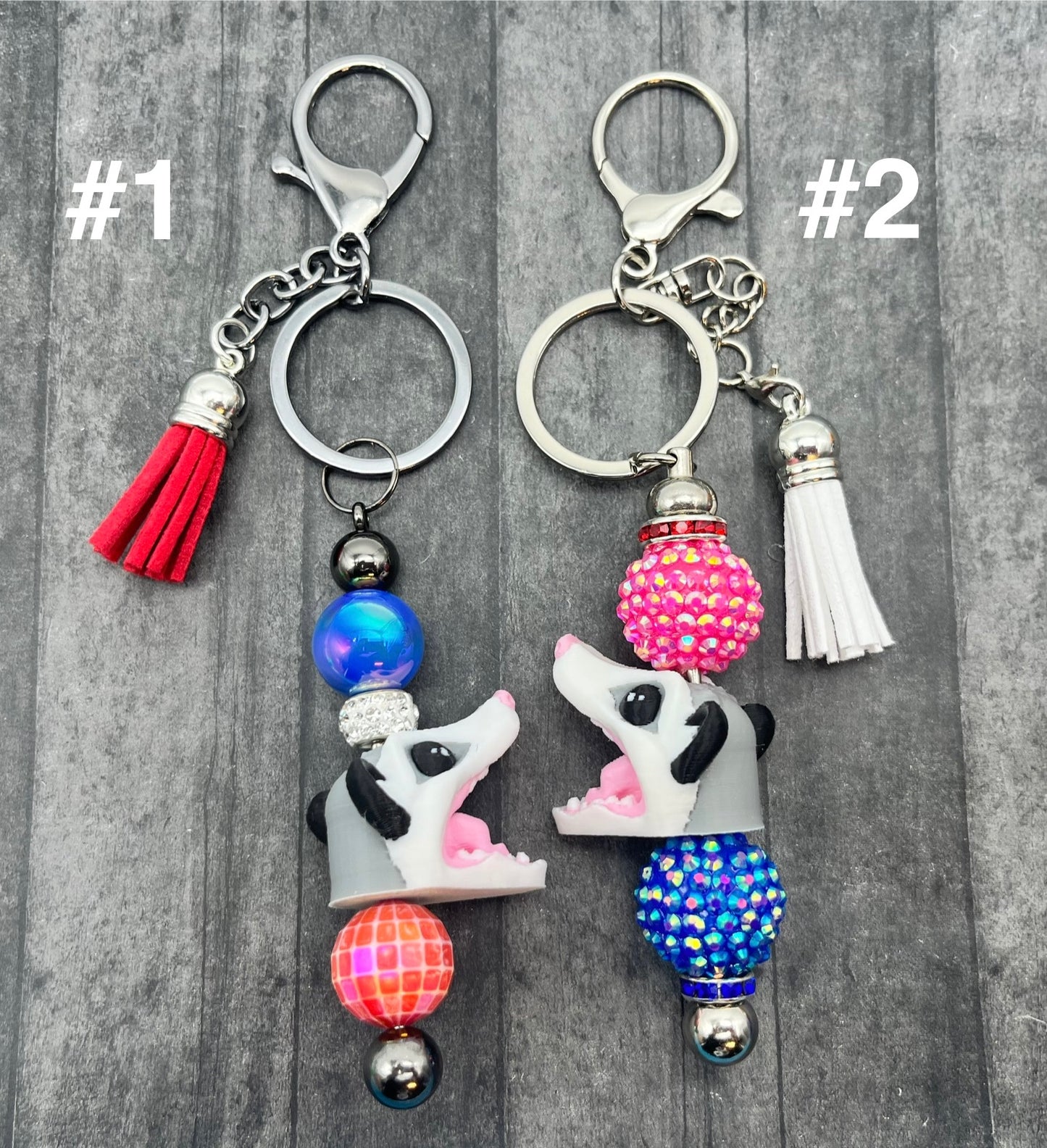 Patriotic Opossum Pens, Keychains