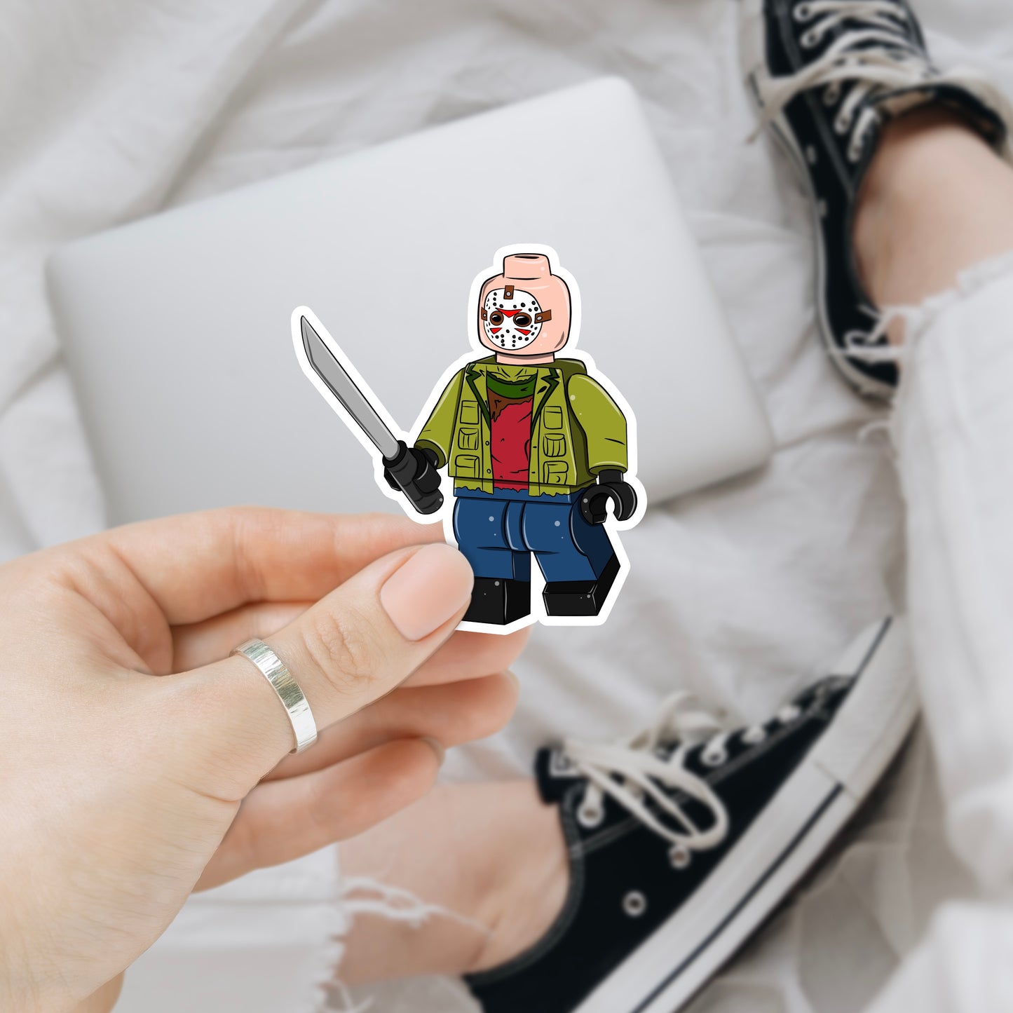 Horror Lego Vinyl Decals (8 Designs Available)