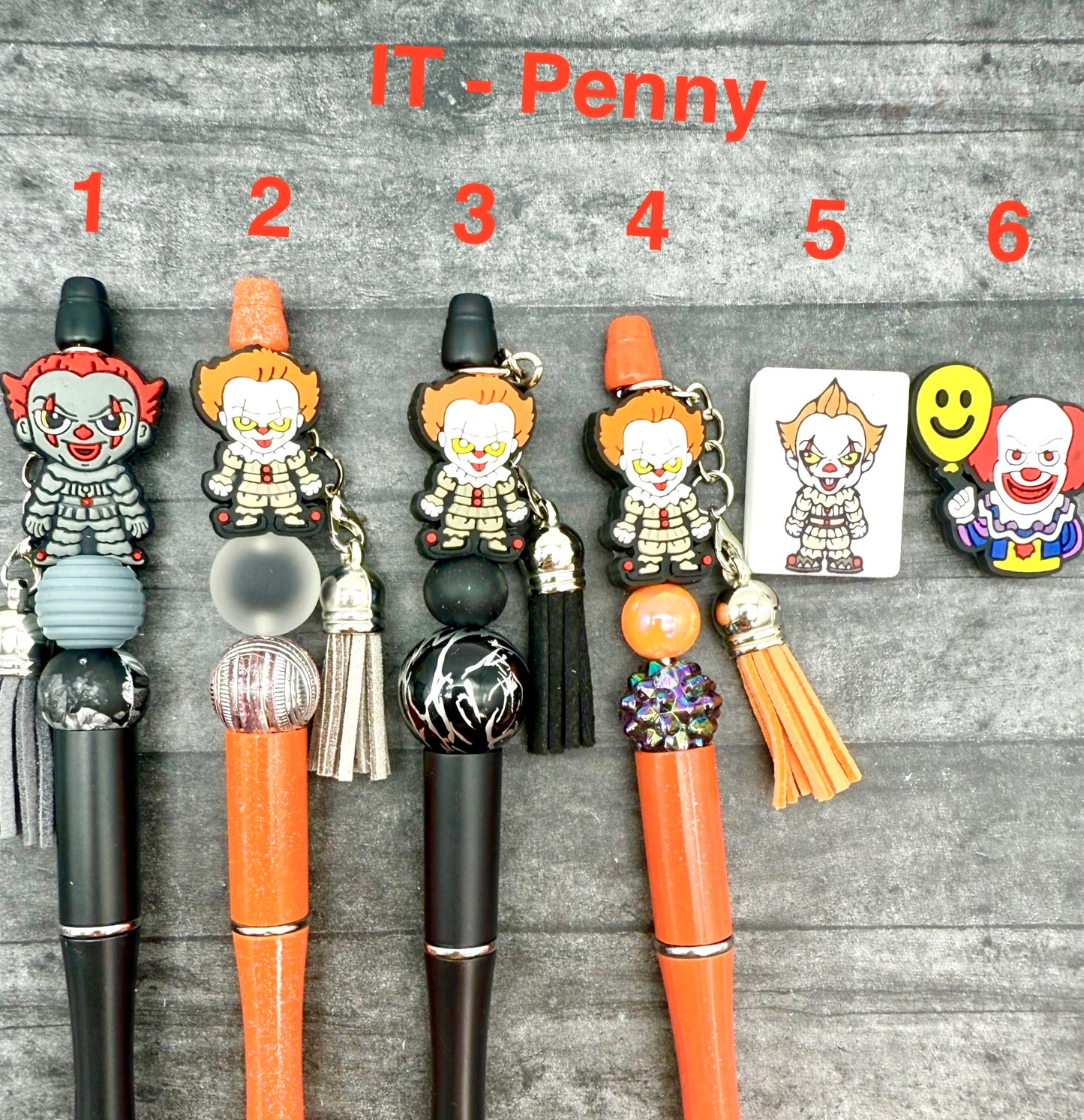 HORROR CHARACTERS Beaded Pens