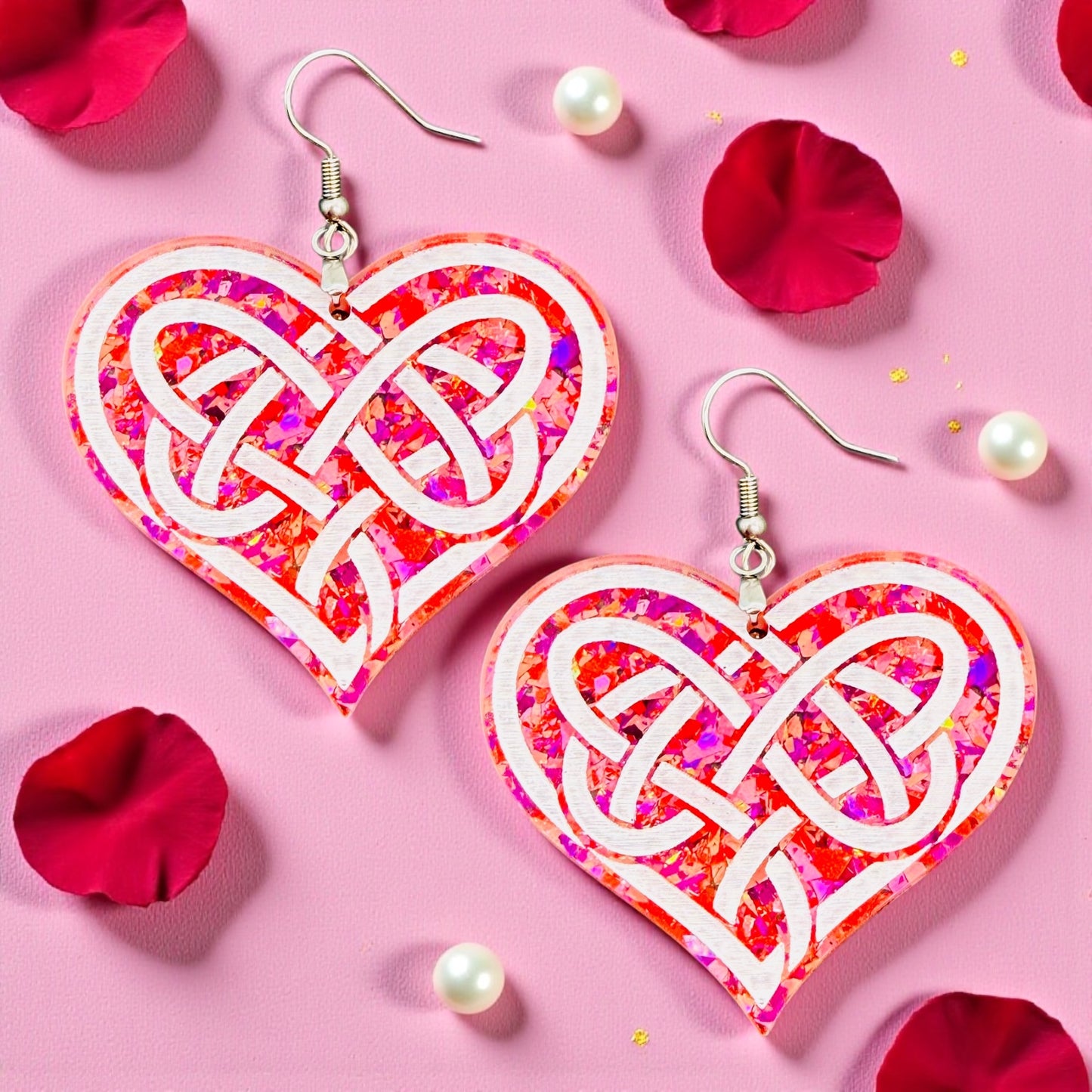 Celtic Heart Knot Dangles