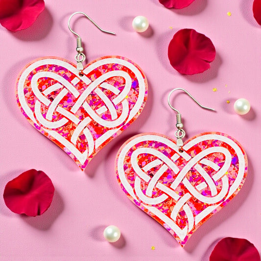 Celtic Heart Knot Dangles