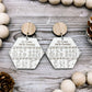 CLEARANCE Christmas Carol Earrings