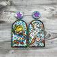 Rainbow Brite Stained Glass Dangles (4 Different Designs)