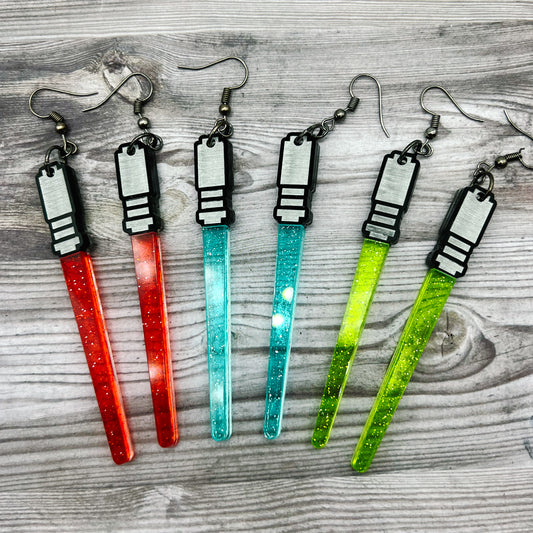 NOV CLEARANCE Light Saber Earrings