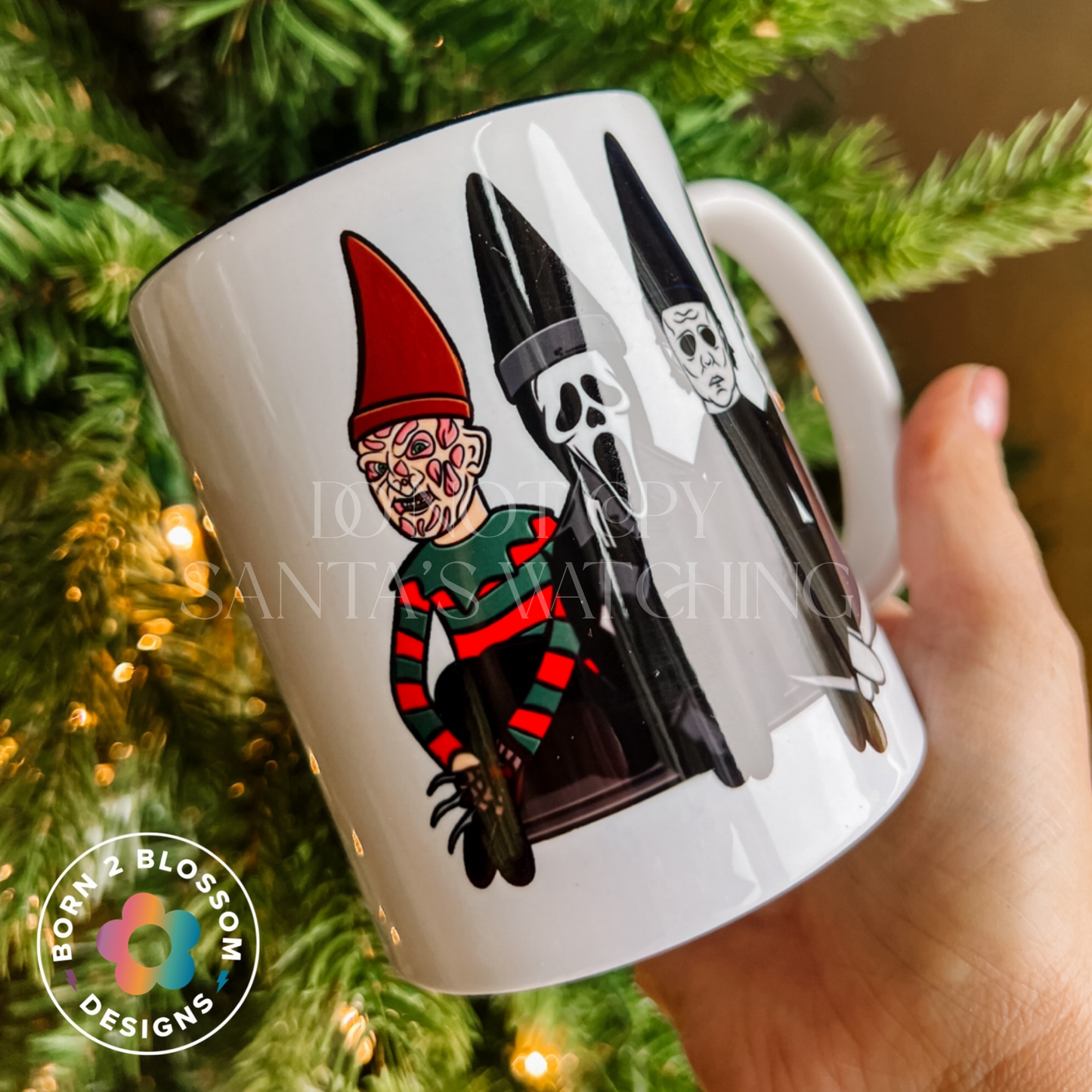 Horror on a Shelf Ceramic Mug (Personalization Available)