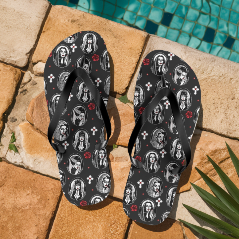 Catholic Ghouls Flip Flops