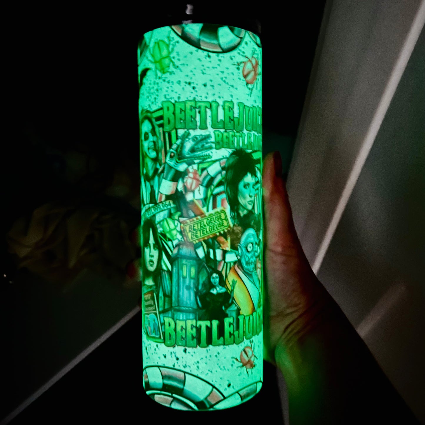 Beetlejuice Beetlejuice Glow Tumbler