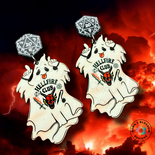 Hellfire Ghost Dangles