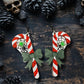 Candy Cane Spider Dangles