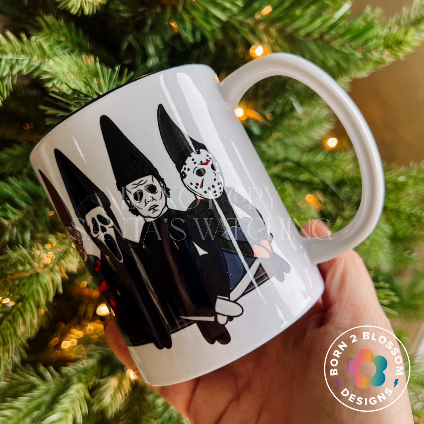 Horror on a Shelf Ceramic Mug (Personalization Available)