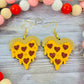 Heart Shaped Pizza Dangles