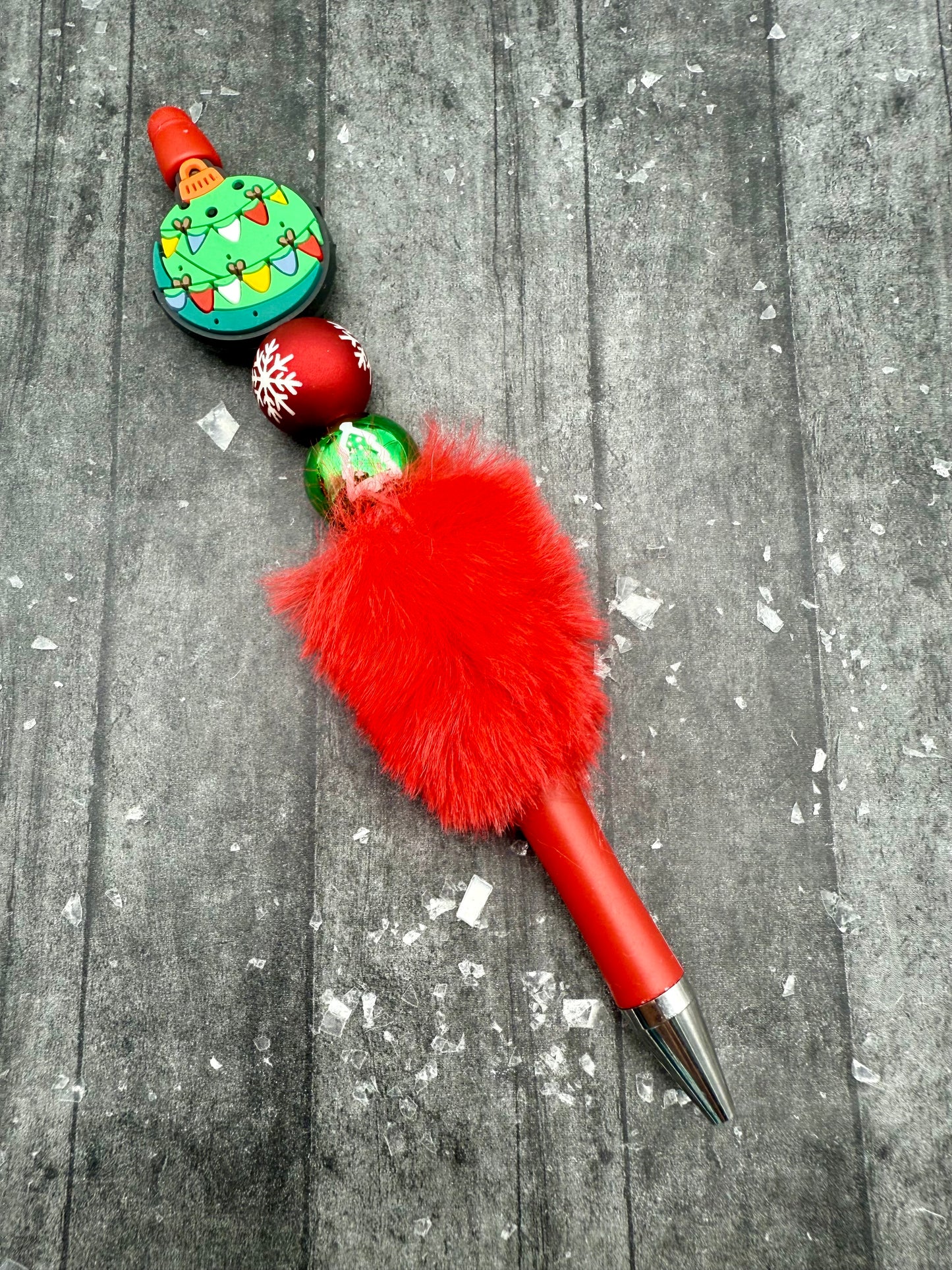 Christmas Furry Pens