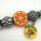 Tragic Kingdom Beaded Keychain