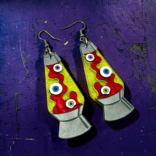 Eyeball Lava Lamp Dangles