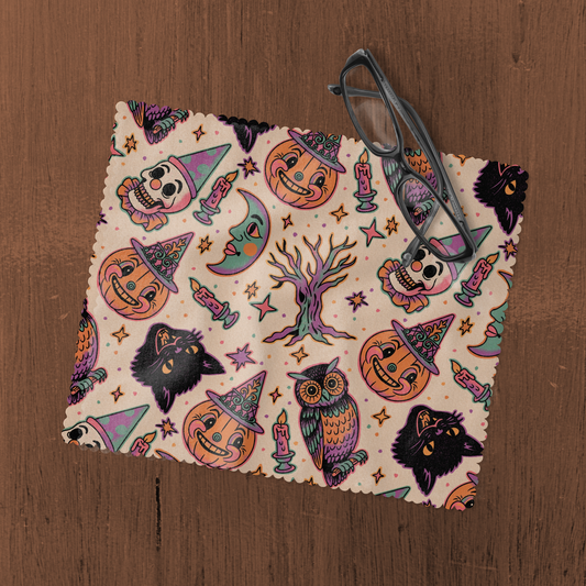 Vintage Halloween Eyeglass Cleaning Cloth