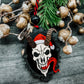 Framed Krampus Skull Dangles