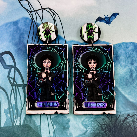 NOV CLEARANCE Beetle Tarot Card Dangles