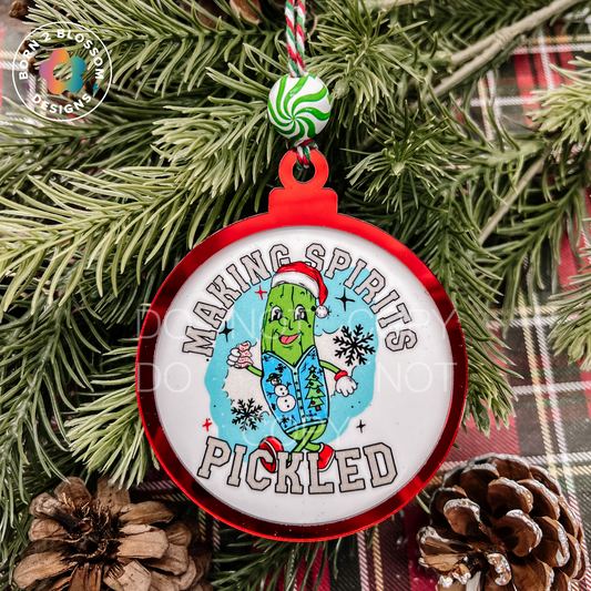 Making Spirits Pickled Ornament