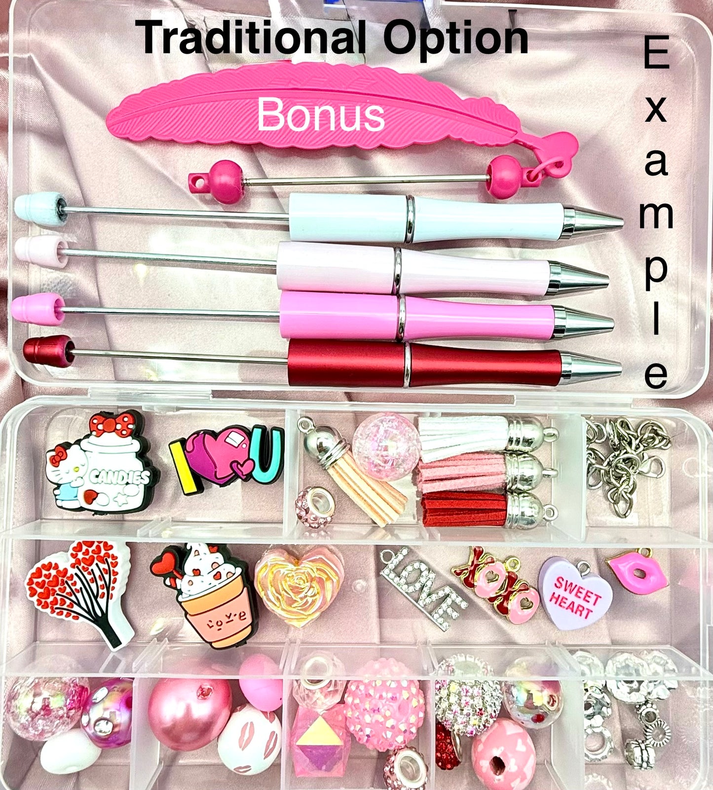 Valentines DIY Beadable Pen Kit