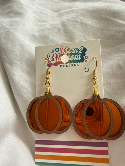Ok CLEARANCE Pumpkin Frame (V. 2) Dangles