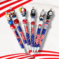 Patriotic Horror Polaroid Notebook & Pen Set