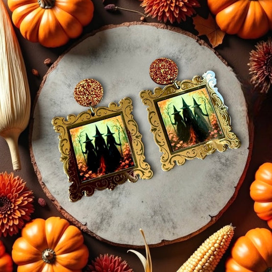 Framed Witches Dangles
