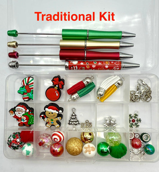 Christmas DIY Beadable Pen Kits