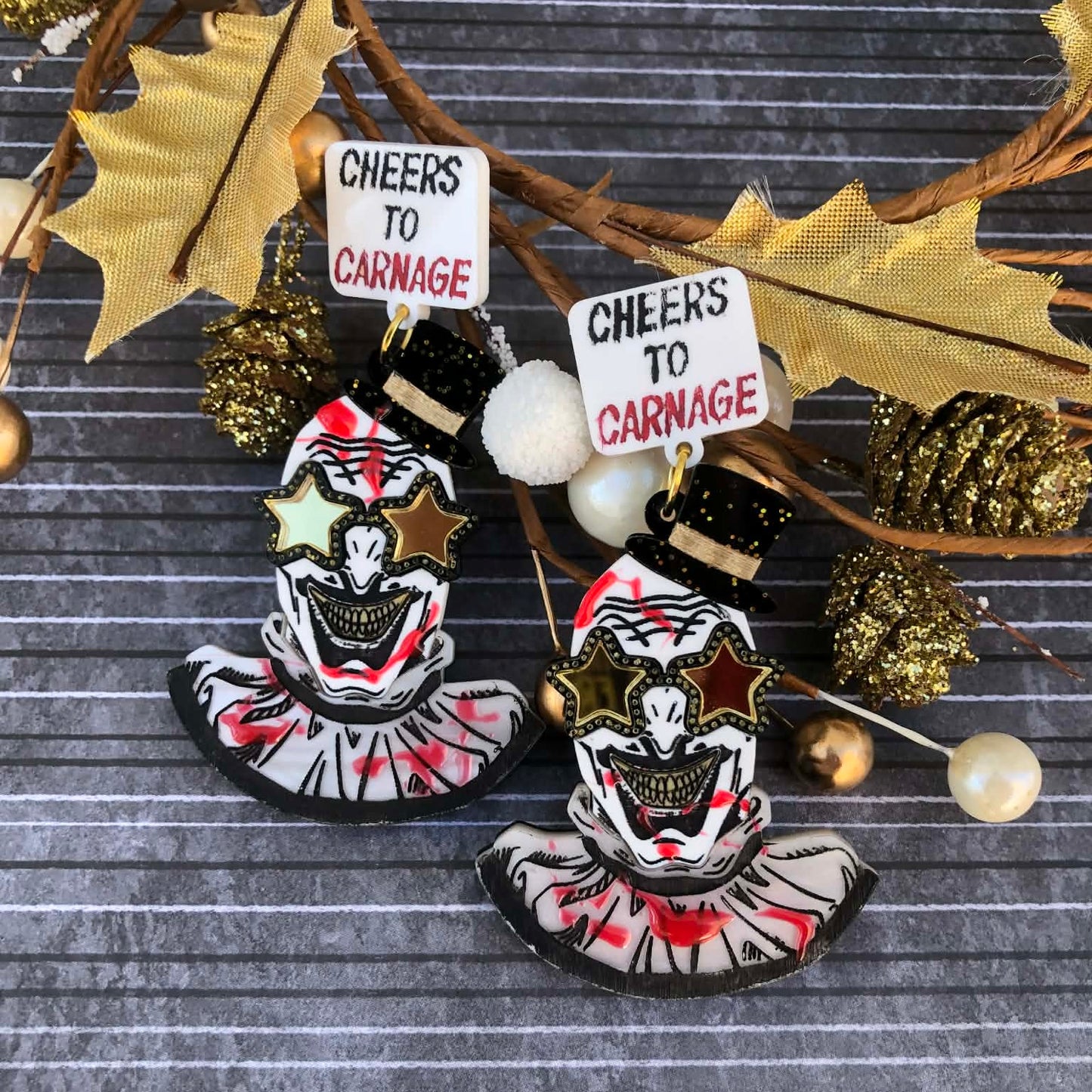 Celebration Clown Dangles
