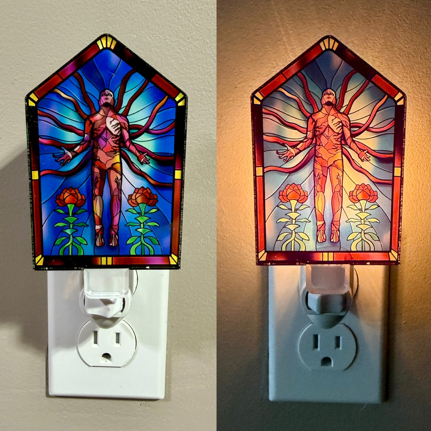 Stranger Stained Glass Nightlight (2 Design Choices)