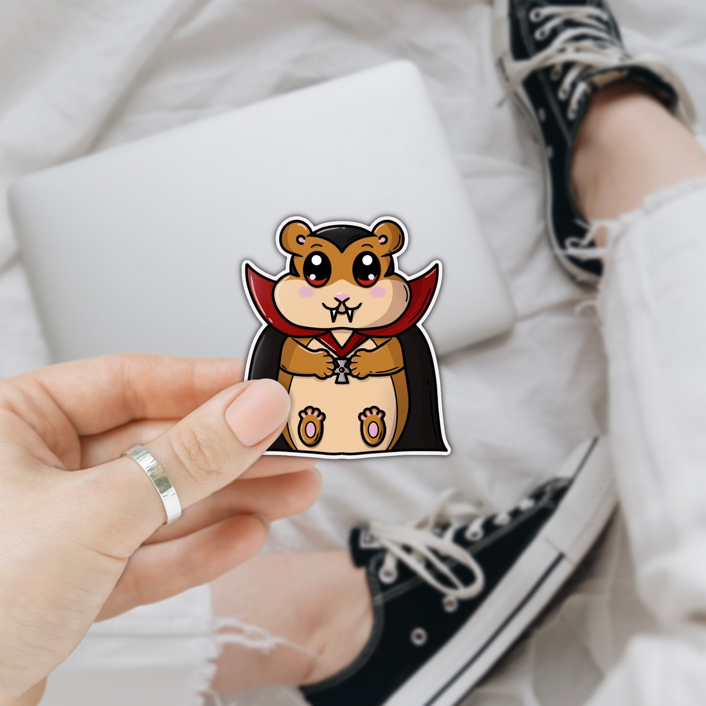 Hamster Monster Vinyl Decals (4 Designs Available)