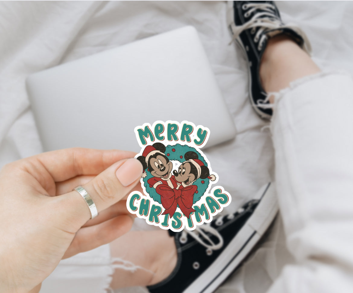 Christmas Cartoon Vinyl Decals (15 Designs Available)