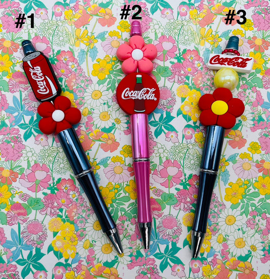 Floral Soda Pens