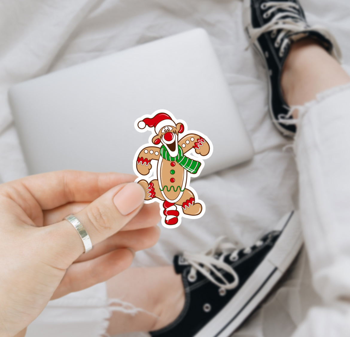 Christmas Cartoon Vinyl Decals (15 Designs Available)