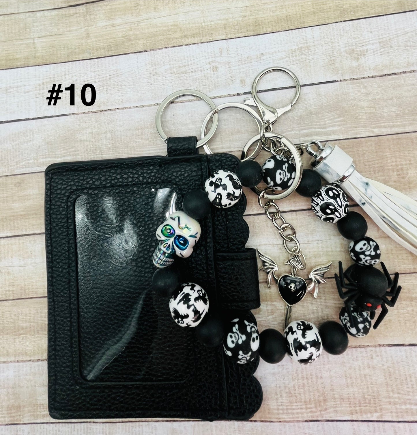 Keychain Wristlet with Wallet Bracelet