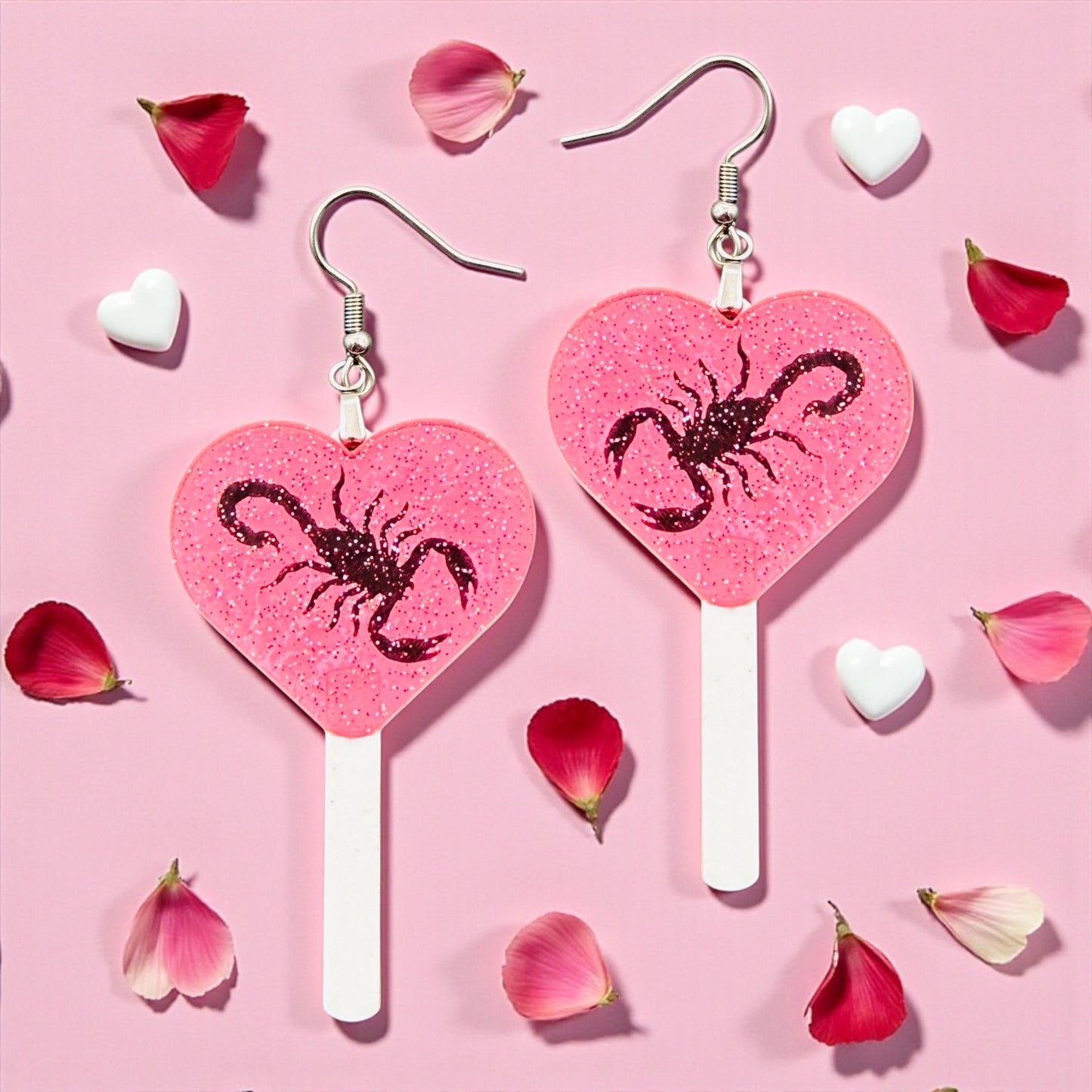 Scorpion Heart Sucker Dangles