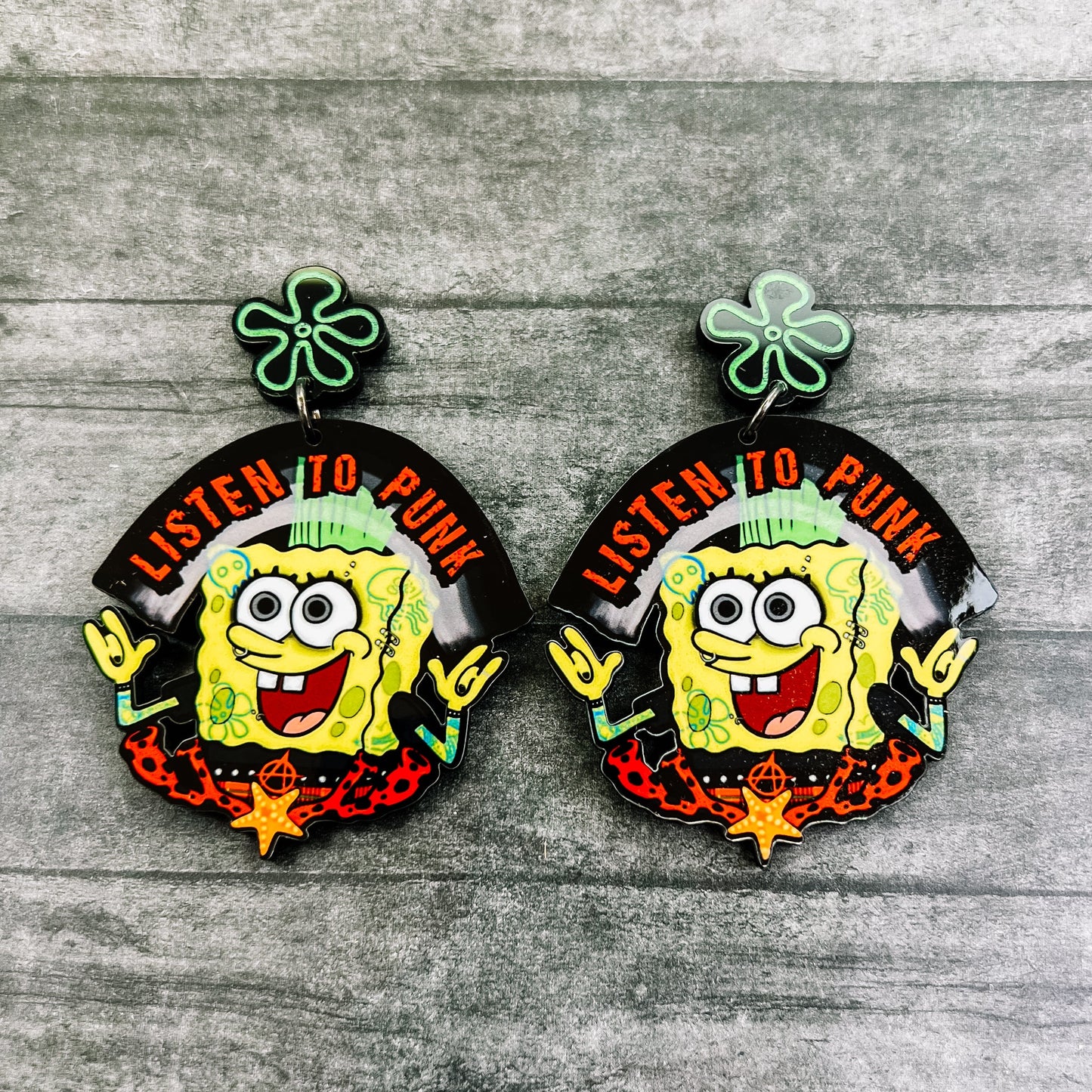 NEW CLEARANCE Punk Bob Earrings