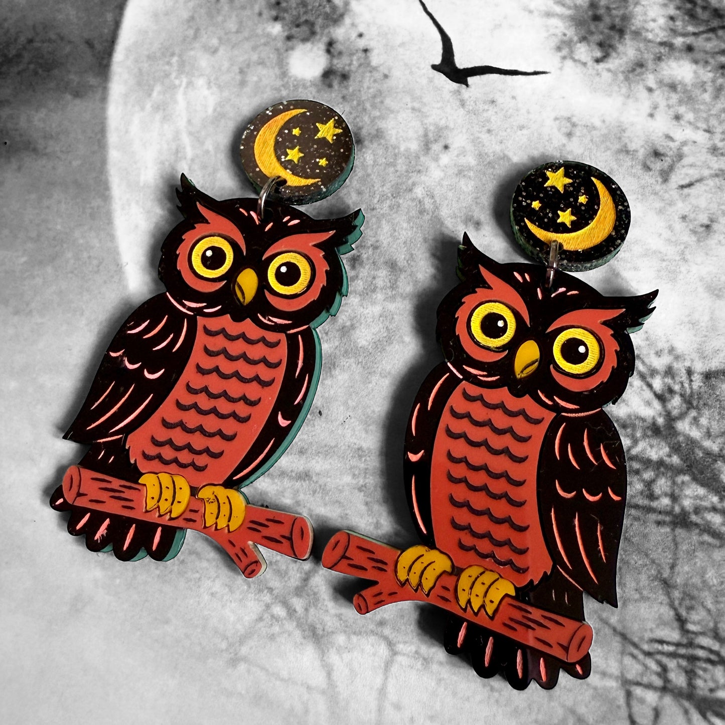 Vintage Owl Dangles